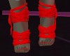 Red Neon Feet