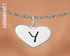 Letter Y Necklace