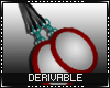 D| Oval Earrings