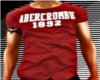 ABERCROMBIE Red t-shirt