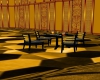 Gold N Black Club Table