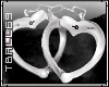 heart handcuffs sticker