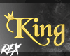 King - Gold Sign