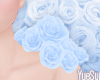 Shoulder Roses Blue