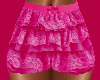 Kids Pink Ruffle Shorts