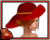 *C Suede Hat Red
