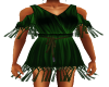 Green Tassel Dress