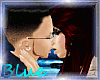 Blue. Couple Kiss 1