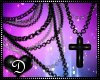 {D} PVC Chained Cross