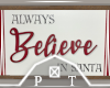 Christmas Believe Sign