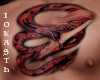 IO-Snake Chest Tattoo