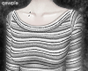 ୨୧ stripe knit