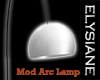 {E} Crome Mod Arc Lamp