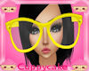 *C* Yellow Kawaii Glasse