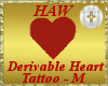 Derivable Heart Tattoo M