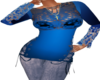 tight jean lace top