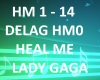 B. F HEAL ME LADY GAGA