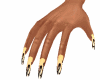 Yellow&Chocolate Nails