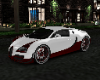 Whiite Black Red Bugatti