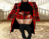 RED PLAID COAT ONLY