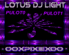 Purple Lotus Dj Light