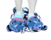 Stitchy LV bear slippers