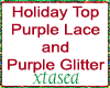 Purple Glitter Top