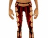 Black/Red Warrior Pants