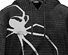 X. Spider Print Hoodie