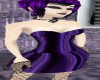 Purple Satin Glam Dress