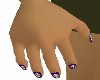 MARDI GRAS DAINTY/NAILS