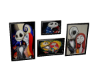 Jack Skeleton Art Framed
