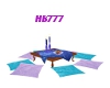 HB777 Tea Table w/Poses
