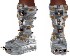Silver Fire Boots