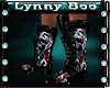 Skull & Rose Boots Male