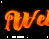 H! Neon Text "Welcome"