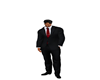 Blcak Suit w/ Red Tie