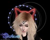 Red Neon Cat Ears