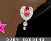 [V4NY] Ruby Earring