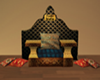 Ottoman Throne w/poses