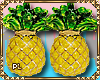 <P>Earrings I Pineapple