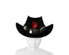 ANGEL Black Cowgirl Hat