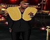 AS Luxury Fur Shawl Gold