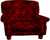royal skull red chair