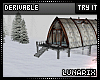(L:Snowy Frozen Lake Hut