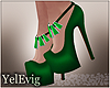 [Y] Green heels