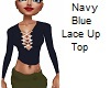 [BB] Navy Blue Lace Up