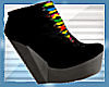 (S)RainbowLaceUpShoes