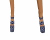 blue pokdot shoes