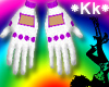 *Kk* w-purple gloves